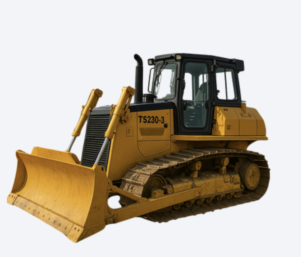TS230-3 – Bulldozer sur chenilles (lourds travaux)
